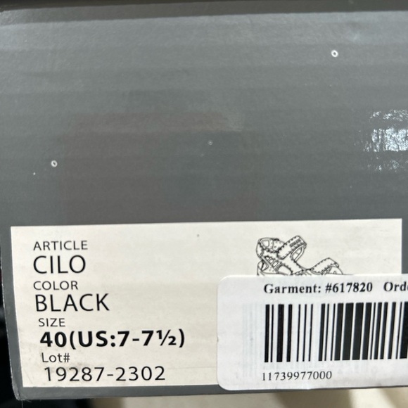 Spring Step Cilo Men Black Leather Sport Sandals  Size 40 (US 7-7.5) NWT Comfort main image 4